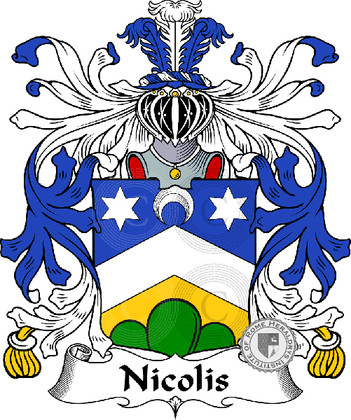 Coat of arms of family Nicolis