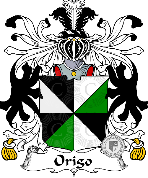 Coat of arms of family Origo