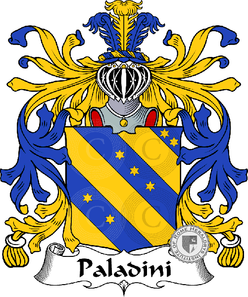 Coat of arms of family Paladini