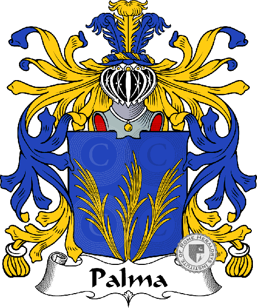 Coat of arms of family Palma