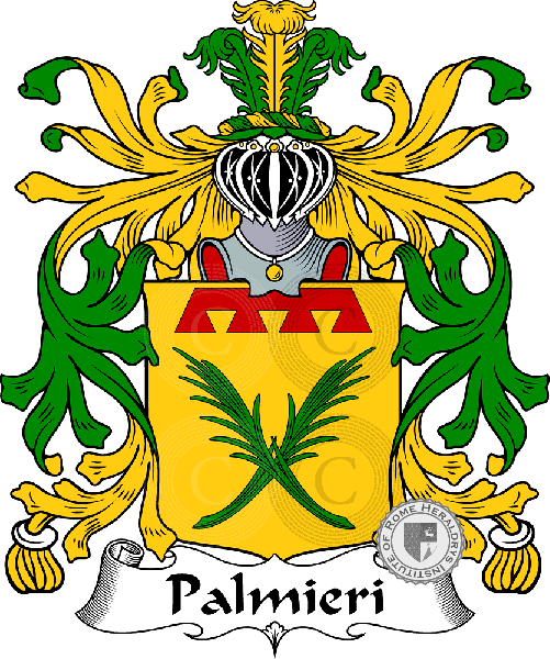 Coat of arms of family Palmieri