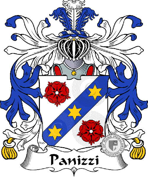 Coat of arms of family Panizzi