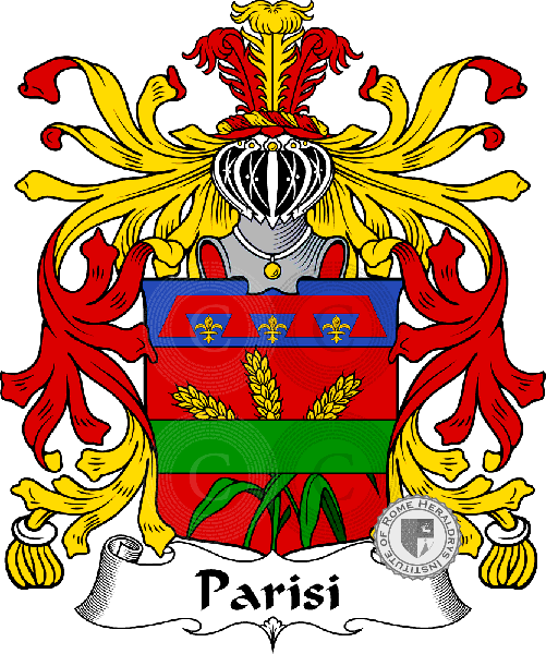 Coat of arms of family Parisi