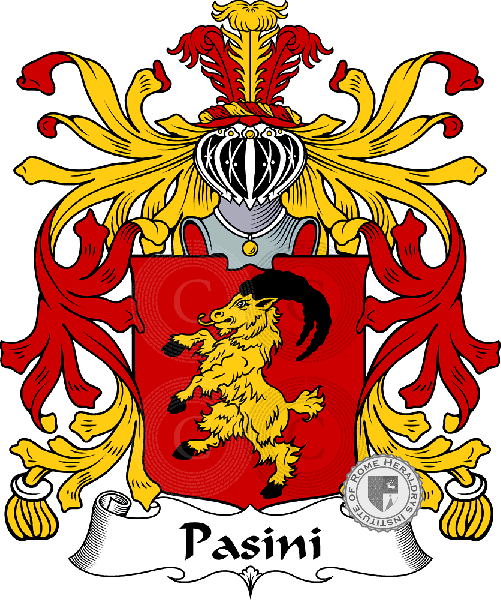 Coat of arms of family Pasini