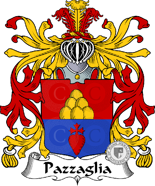 Coat of arms of family Pazzaglia