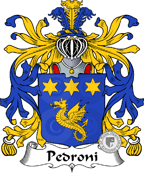 Coat of arms of family Pedroni