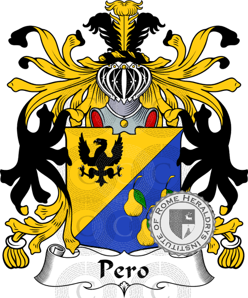 Wappen der Familie Pero