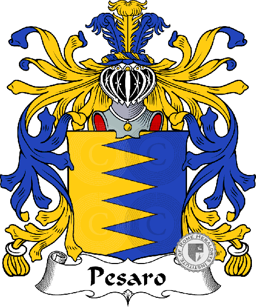 Brasão da família Pesaro