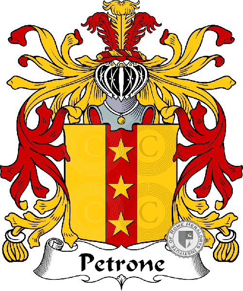 Coat of arms of family Petrone