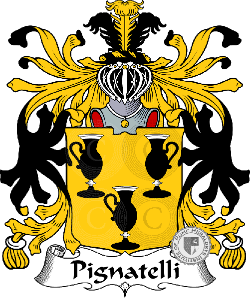 Escudo de la familia Pignatelli