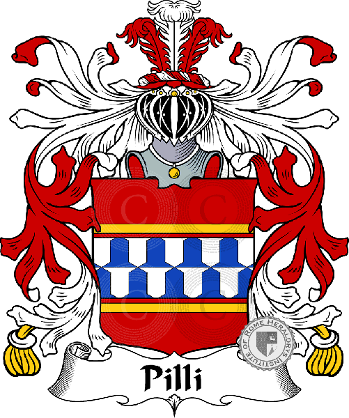 Coat of arms of family Pilli