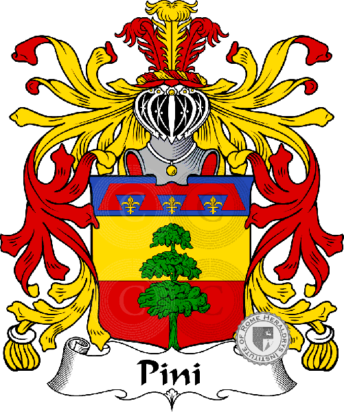 Escudo de la familia Pini