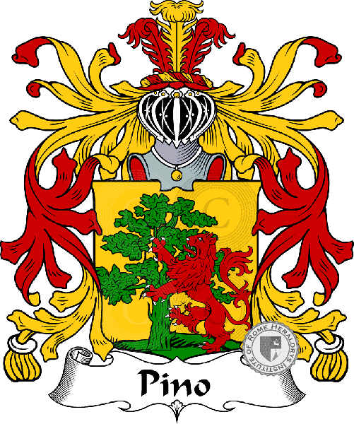 Coat of arms of family Pino
