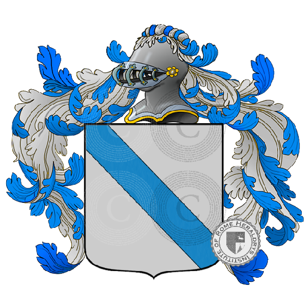 Coat of arms of family sanudo candiani
