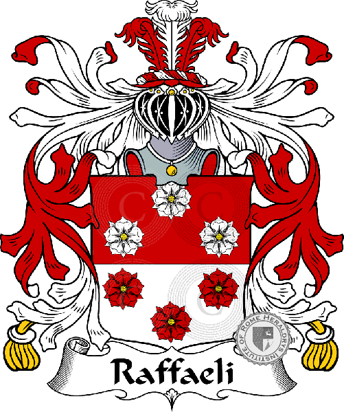 Coat of arms of family Raffaeli