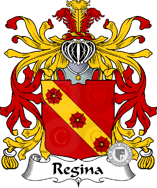 Coat of arms of family Regina