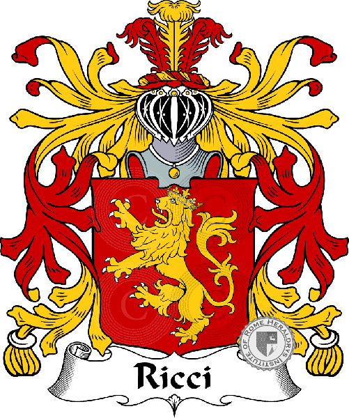 Coat of arms of family Ricci II