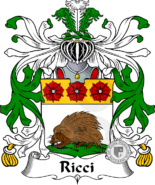 Coat of arms of family Ricci I