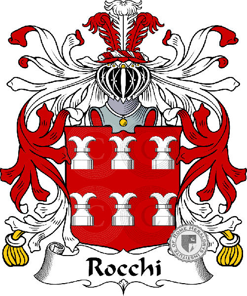 Brasão da família Rocchi