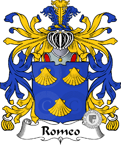 Coat of arms of family Romeo