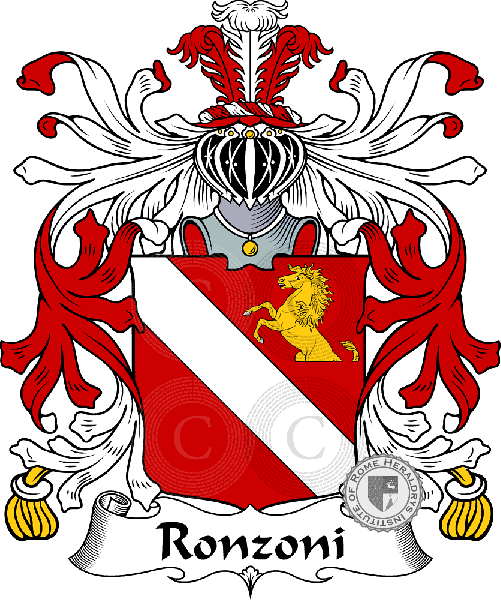 Coat of arms of family Ronzoni