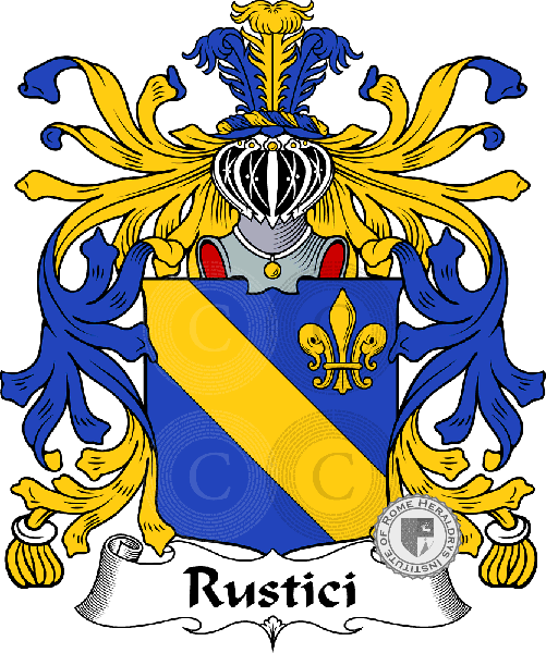 Coat of arms of family Rustici