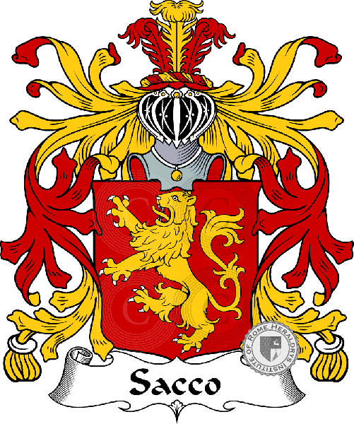Coat of arms of family Sacco