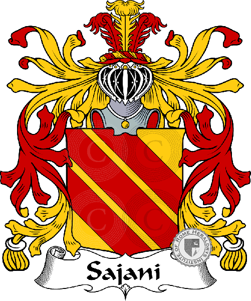 Escudo de la familia Sajani