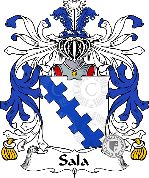 Coat of arms of family Sala