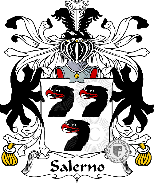 Brasão da família Salerno