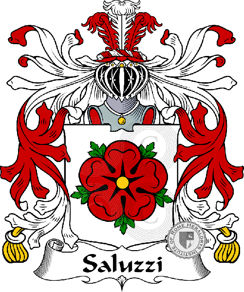 Coat of arms of family Saluzzi