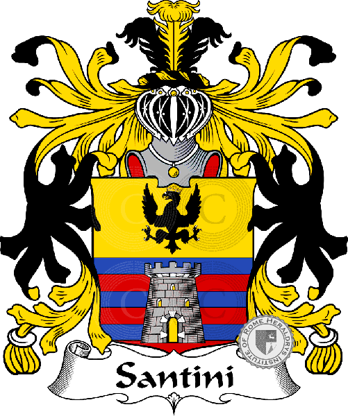 Escudo de la familia Santini
