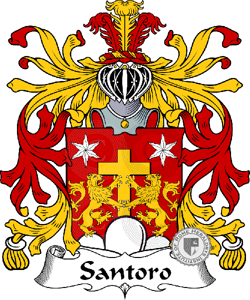 Coat of arms of family Santoro