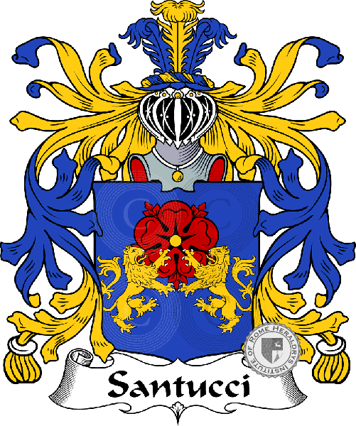 Brasão da família Santucci