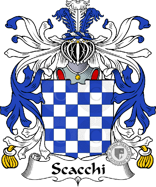 Brasão da família Scacchi