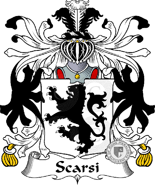 Coat of arms of family Scarsi