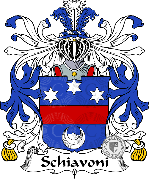 Escudo de la familia Schiavoni