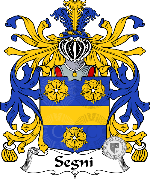 Coat of arms of family Segni