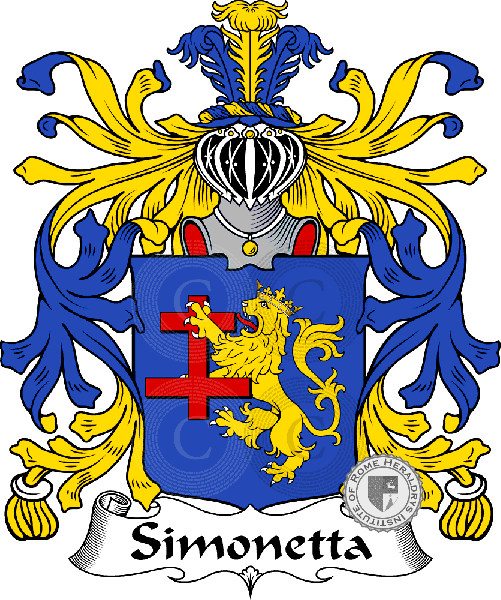 Wappen der Familie Simonetta