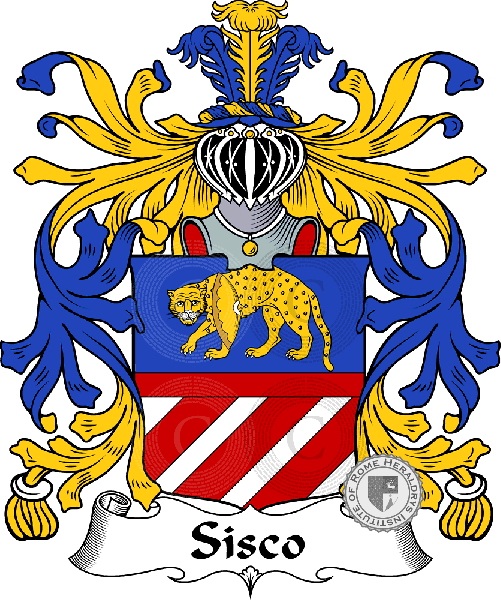Coat of arms of family Sisco