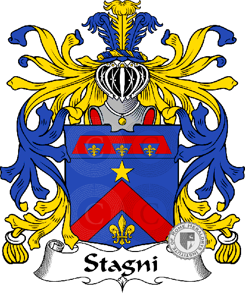 Escudo de la familia Stagni