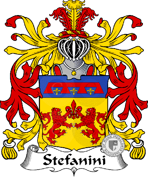 Coat of arms of family Stefanini