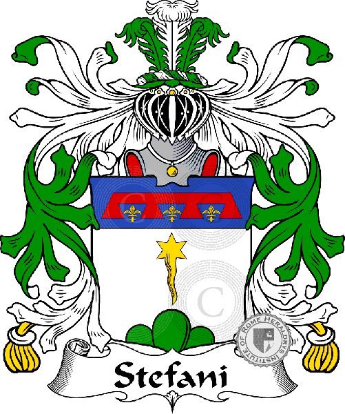 Coat of arms of family Stefani