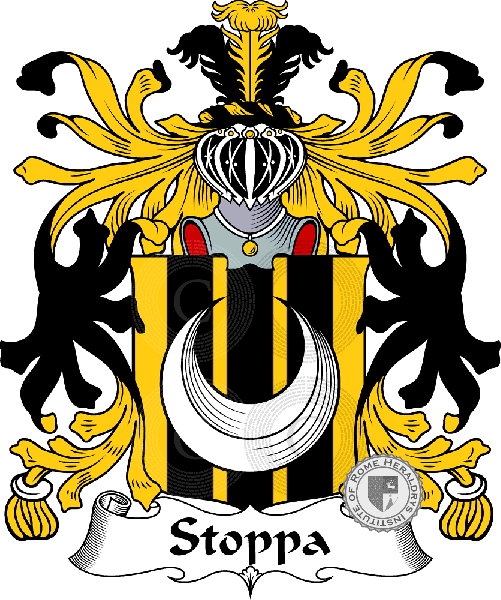 Coat of arms of family Stoppa