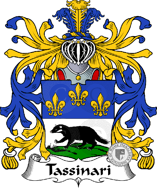 Escudo de la familia Tassinari