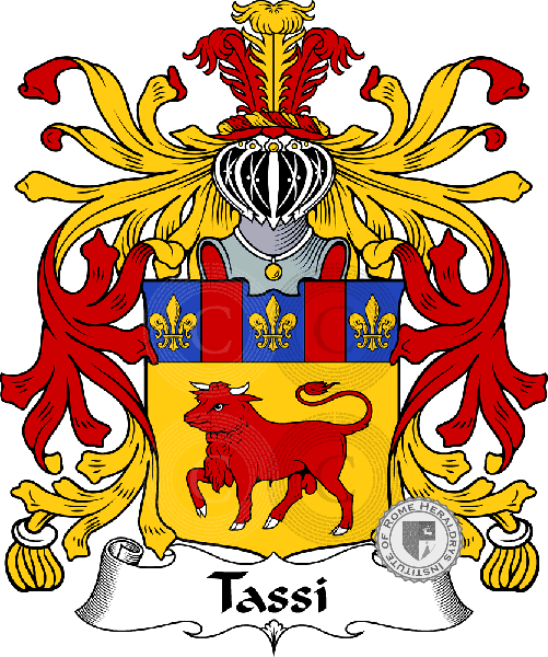 Coat of arms of family Tassi