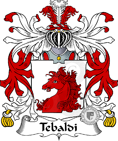 Coat of arms of family Tebaldi
