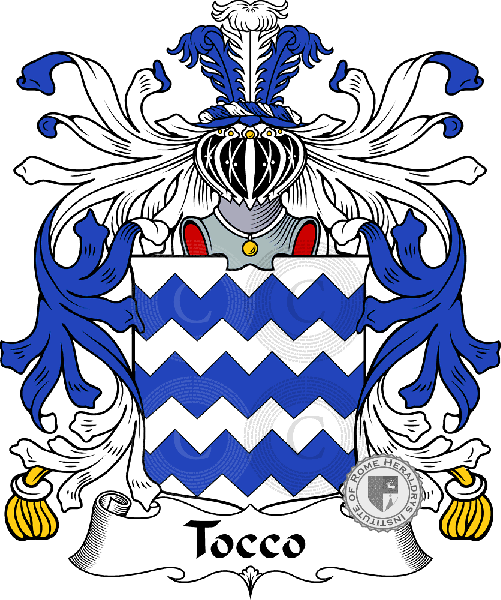 Coat of arms of family Tocco or Tocci