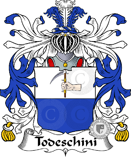 Coat of arms of family Todeschini