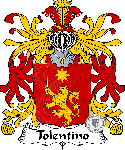 Escudo de la familia Tolentino